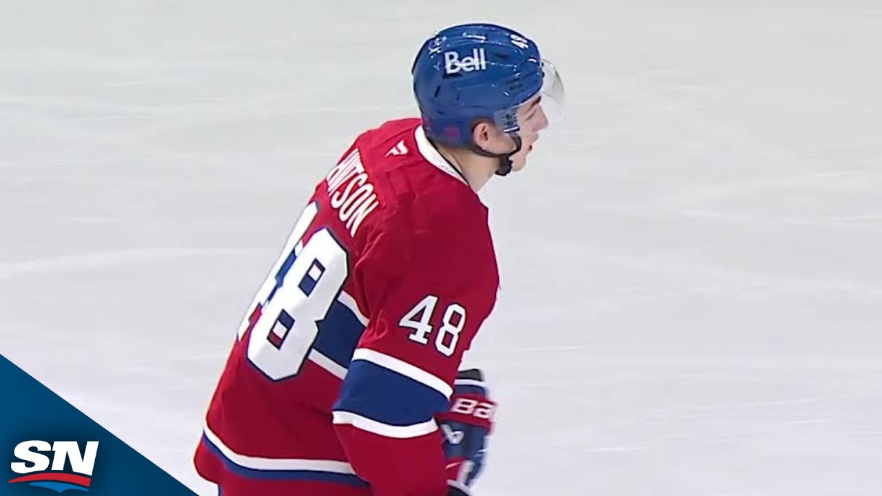 Canadiens' Lane Hutson Shows Off Great Hands For Sweet Goal Vs. Blues