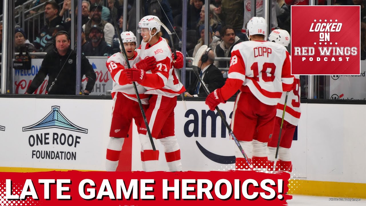 SHOWTIME! — Patrick Kane's late goal seals win for Red Wings over Seattle Kraken