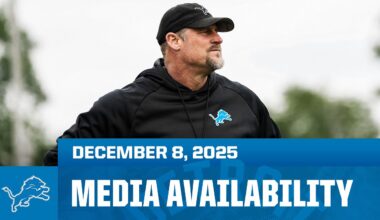 Dan Campbell Press Conference | Dec. 8, 2025