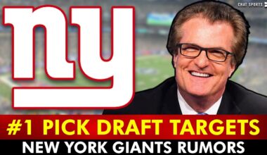 Giants Draft Targets With #1 Pick In 2026 NFL Draft | New York Giants News, Rumors