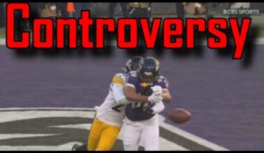 Breaking Down the Controversial "No Catch" call | Baltimore Ravens Vs Pittsburgh Steelers