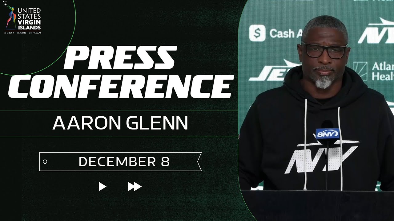 Aaron Glenn Press Conference (12/8) | New York Jets