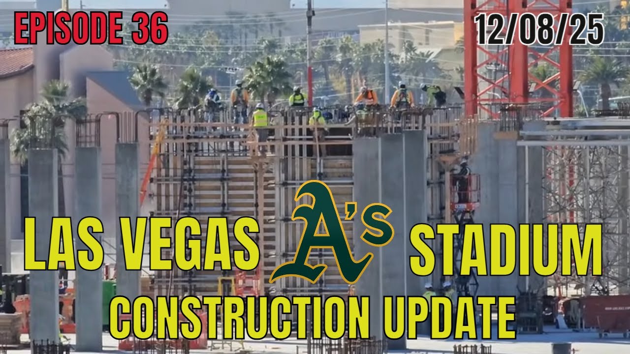 Las Vegas Athletics Stadium Construction Update 12 08 2025