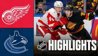 Red Wings vs. Canucks | NHL Highlights | December 08, 2025