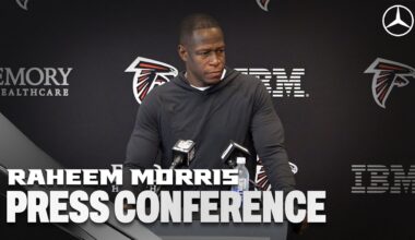 Head Coach Raheem Morris Week 15 Media Availability | Monday, December 8th | Press Conference