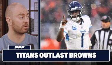 Tennessee Titans vs. Cleveland Browns Review | PFF Grade Release Show