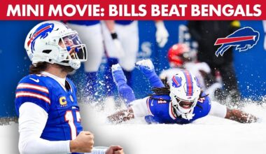 Relive the Bills SNOWY Thrilling Win Over Joe Burrow And The Bengals! | Mini Movie | Buffalo Bills