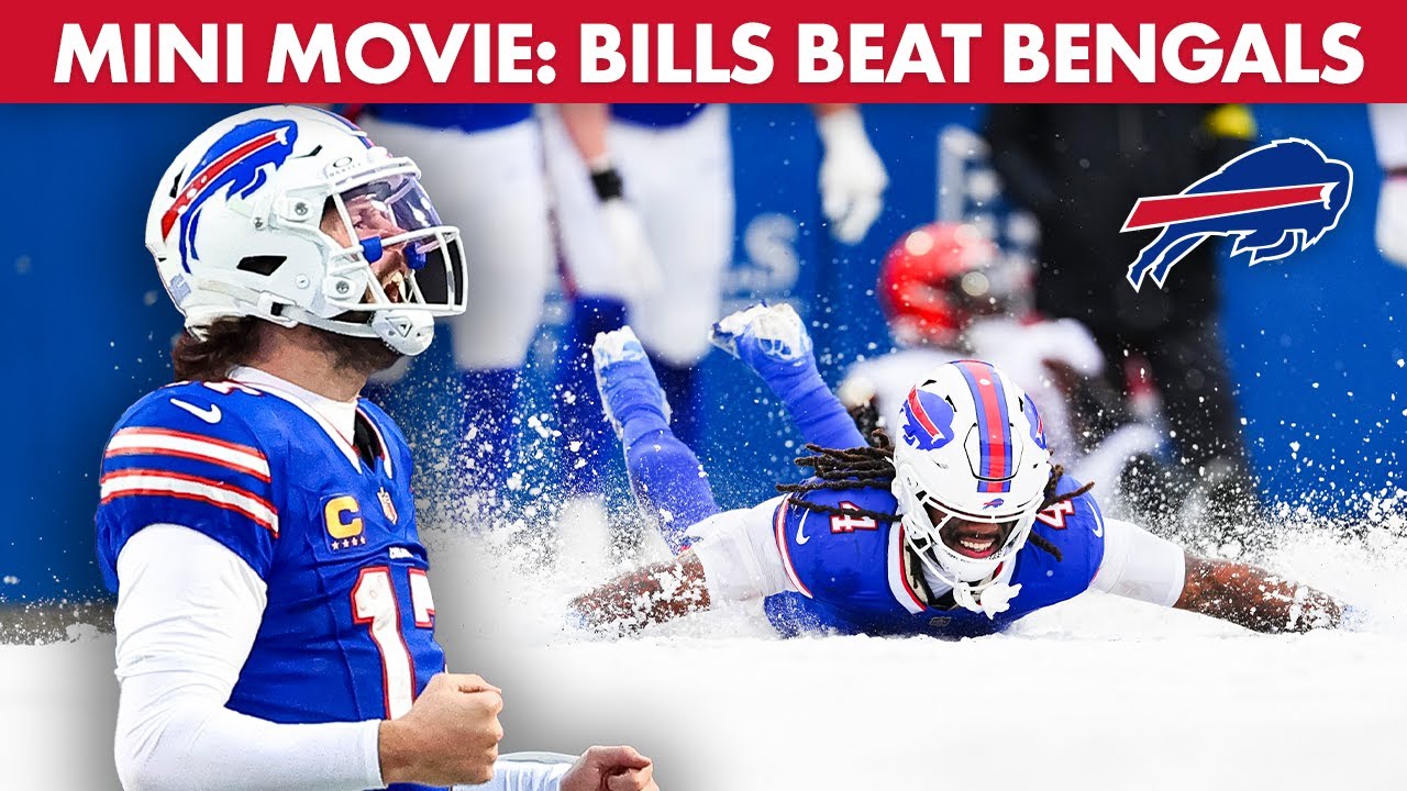 Relive the Bills SNOWY Thrilling Win Over Joe Burrow And The Bengals! | Mini Movie | Buffalo Bills