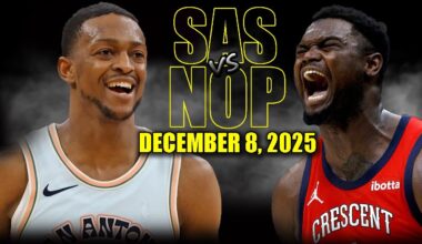 San Antonio Spurs vs New Orleans Pelicans Full Game Highlights – December 8, 2025 | NBA Season