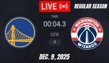 NBA LIVE! Golden State Warriors vs Washington Wizards December 9, 2025  Wizards vs Warriors 2K Live