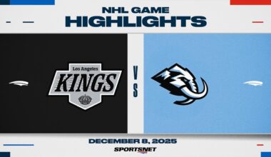 NHL Highlights | Kings vs. Mammoth - December 8, 2025