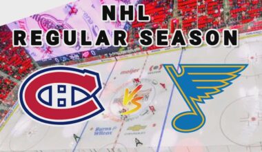 Montreal Canadiens vs St. Louis Blues | 2025 NHL Regular Season Live Score