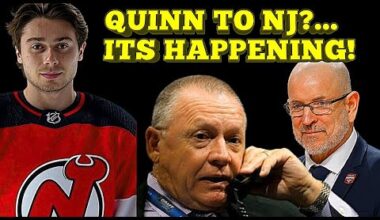 A Quinn Hughes TRADE With The Vancouver Canucks & NJ Devils Is Closer to Happening?