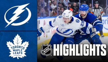 Lightning vs. Maple Leafs | NHL Highlights | December 08, 2025