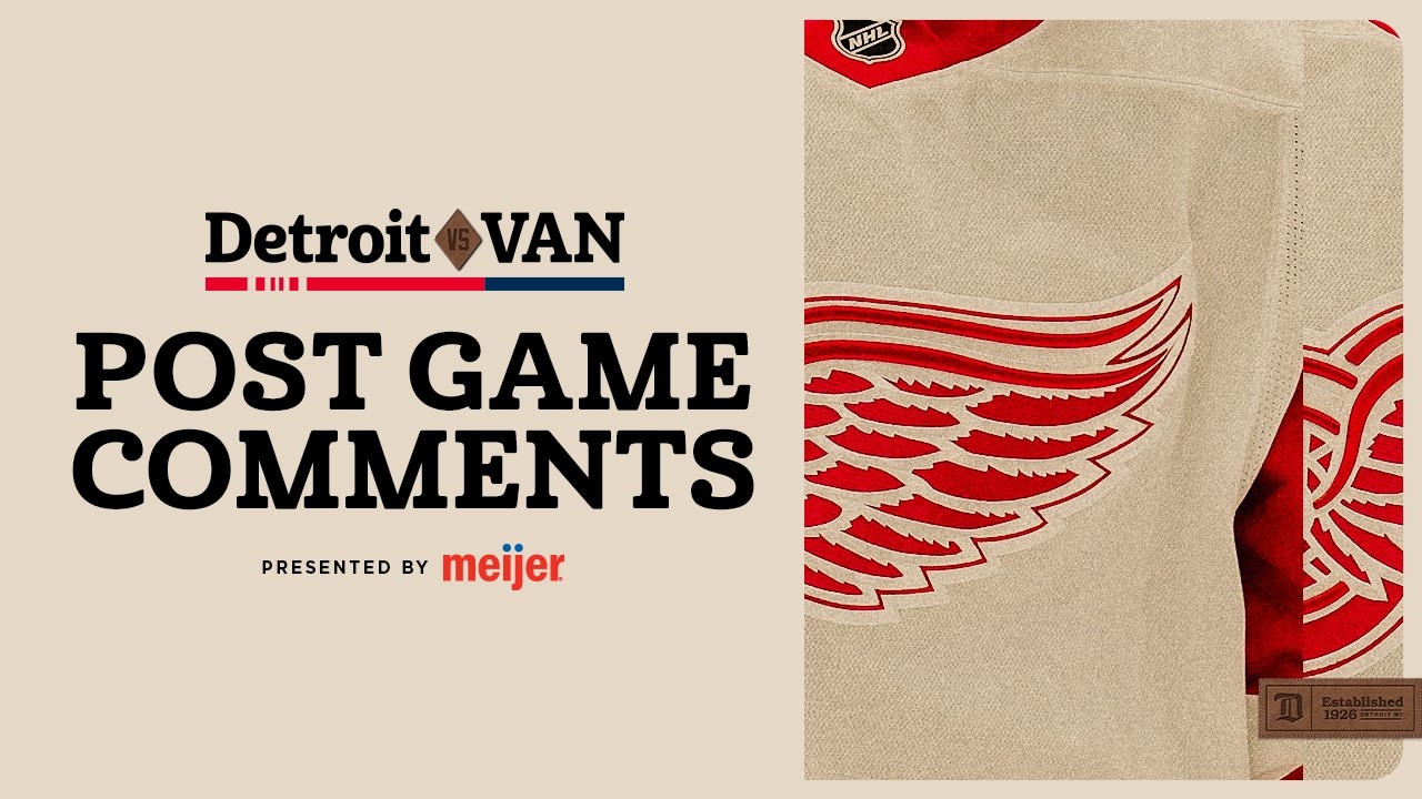 Axel Sandin-Pellikka, John Gibson, Todd McLellan Post Game Comments @ VAN | Dec. 8, 2025