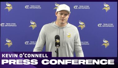 Kevin O'Connell on Win Over Commanders, Harrison Smith's Impact, Run Game, J.J. McCarthy's Play