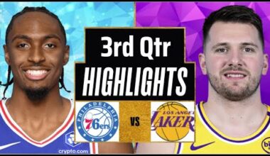 Los Angeles Lakers vs Philadelphia 76ers Full Game Highlights 3rd Qtr | Dec 7 | 2025 NBA Highlights