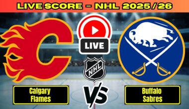 🔴 Calgary Flames vs Buffalo Sabres | NHL PLAY BY PLAY | Live Score Update December 8