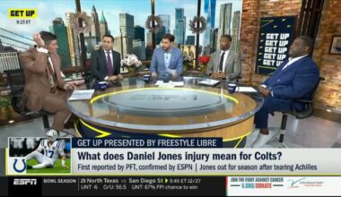 GET UP | It's Time for the Colts to Panic After Daniel Jones's Achilles Injury - Dan Orlovsky