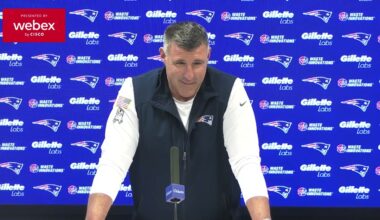 Mike Vrabel on Facing the Bills: "This is a Very Good Football Team." | Patriots Press Conference