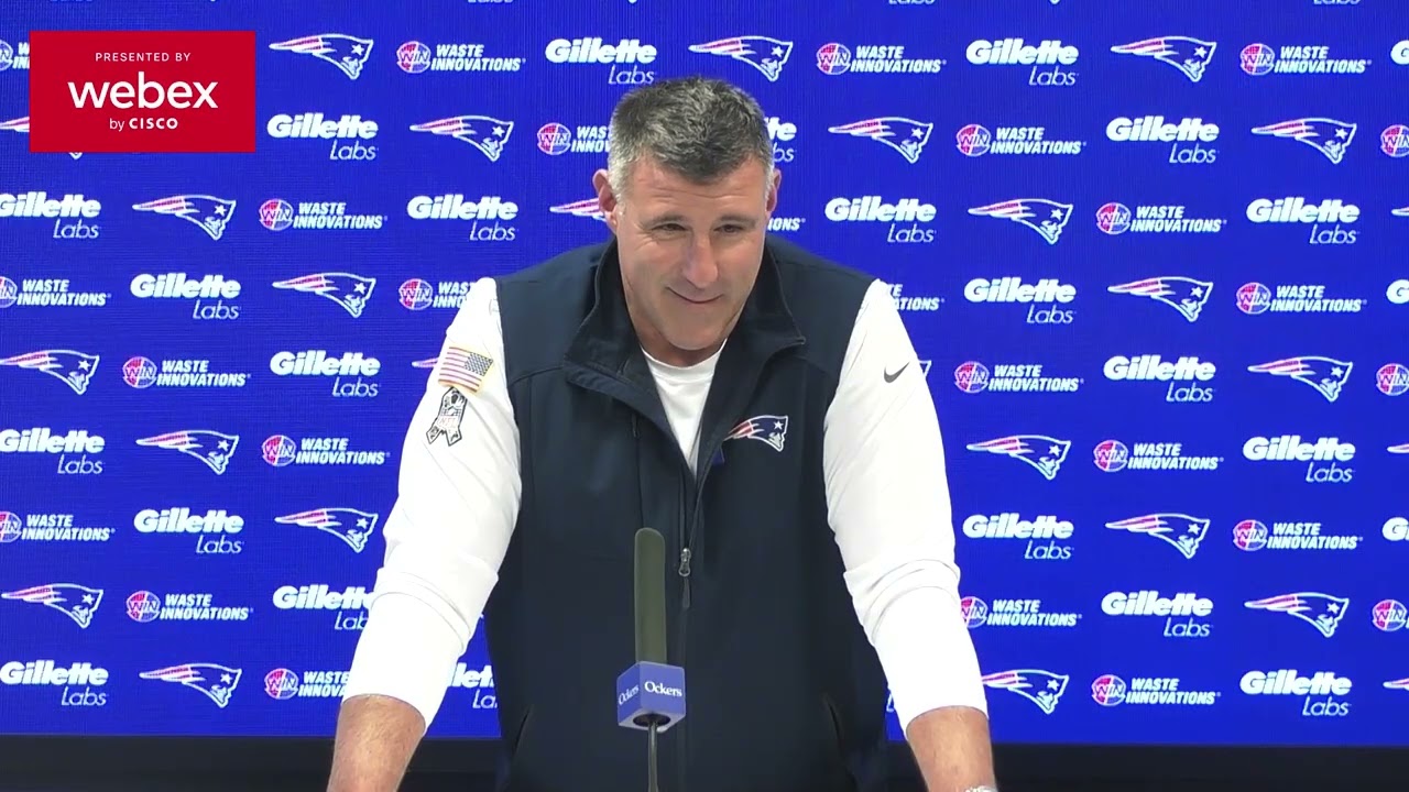 Mike Vrabel on Facing the Bills: "This is a Very Good Football Team." | Patriots Press Conference