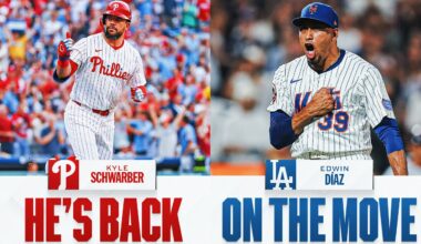 THE STOVE IS HOT! 🔥 REPORTS: Kyle Schwarber returns to Phillies, Edwin Díaz signs with Dodgers!
