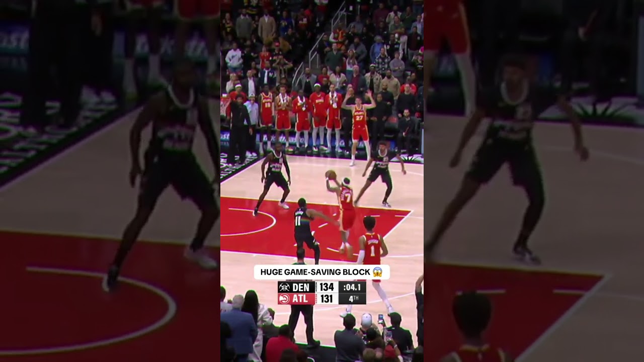 Clutch defense by the Nuggets 👏