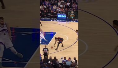 turning defense into offense 😤 #nba #nyknicks #deucemcbride #mitchellrobinson