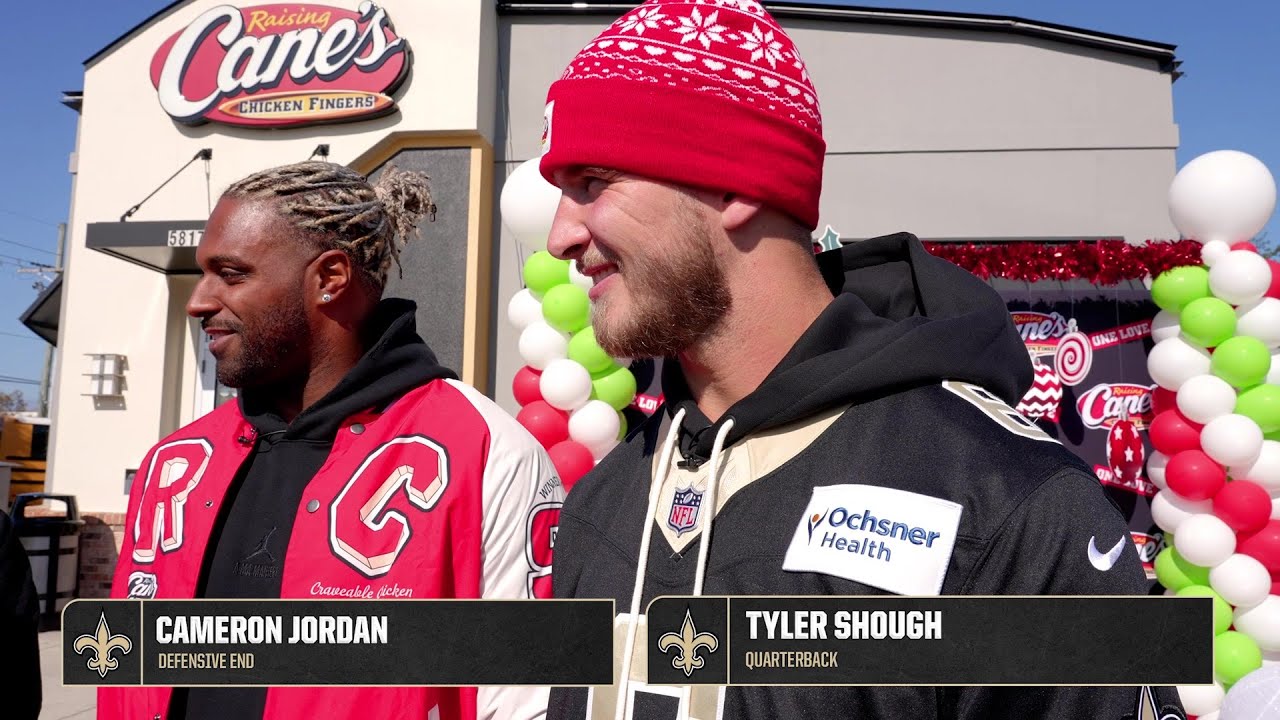 Cam Jordan & Tyler Shough on community work | New Orleans Saints