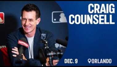 Craig Counsell provides his 2026 Cubs roster outlook at MLB Winter Meetings | Marquee Sports Network