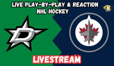 NHL: Dallas Stars at Winnipeg Jets | LIVESTREAM | LIVE Play-By-Play & Reaction