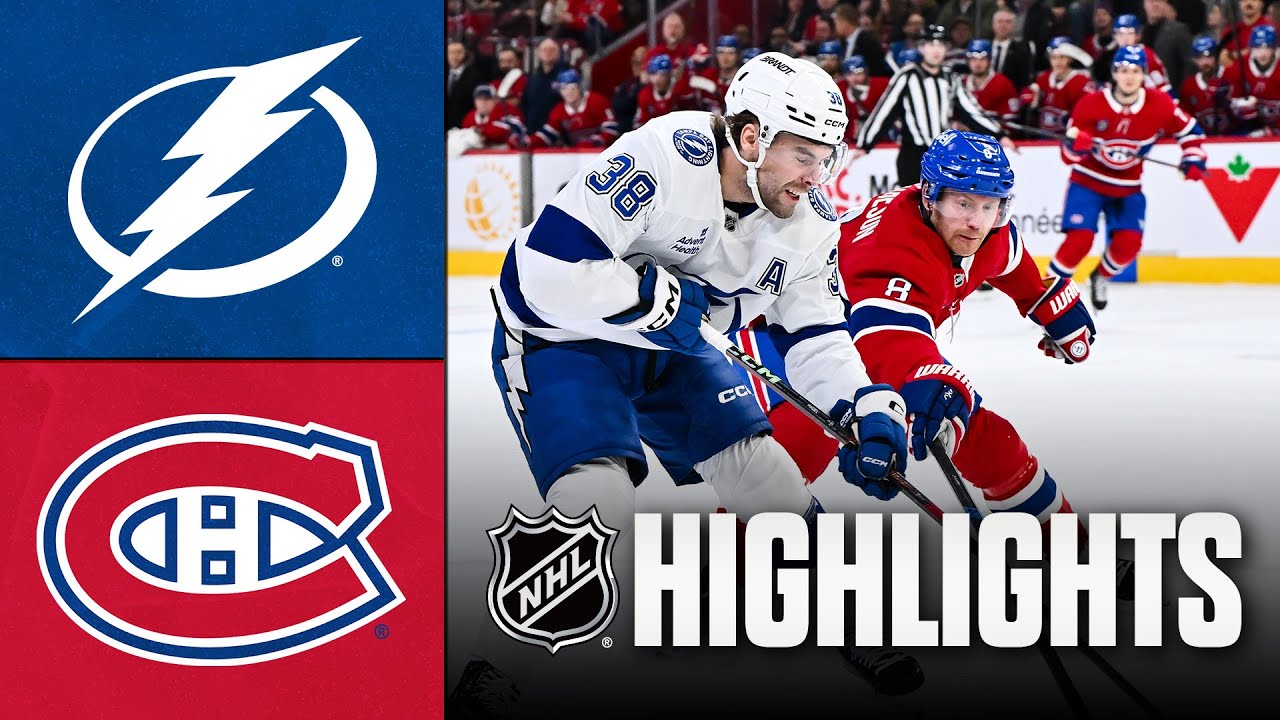 Lightning vs. Canadiens | NHL Highlights | December 09, 2025