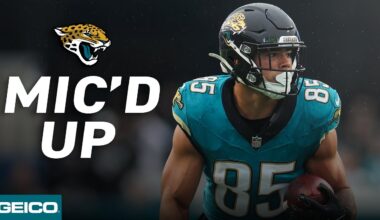 Brenton Strange MIC'D up in Week 14 vs. Colts | Jacksonville Jaguars