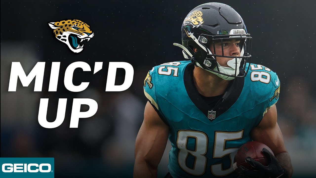 Brenton Strange MIC'D up in Week 14 vs. Colts | Jacksonville Jaguars