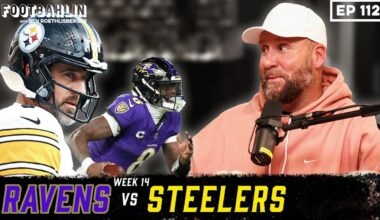 Big Ben talks Ravens/Steelers, Mixed feelings on crucial AFC North win, Playoff hopes & more! Ep 112