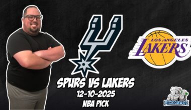 San Antonio Spurs vs Los Angeles Lakers 12/10/25 NBA Free Picks & Prediction | NBA Betting Tips