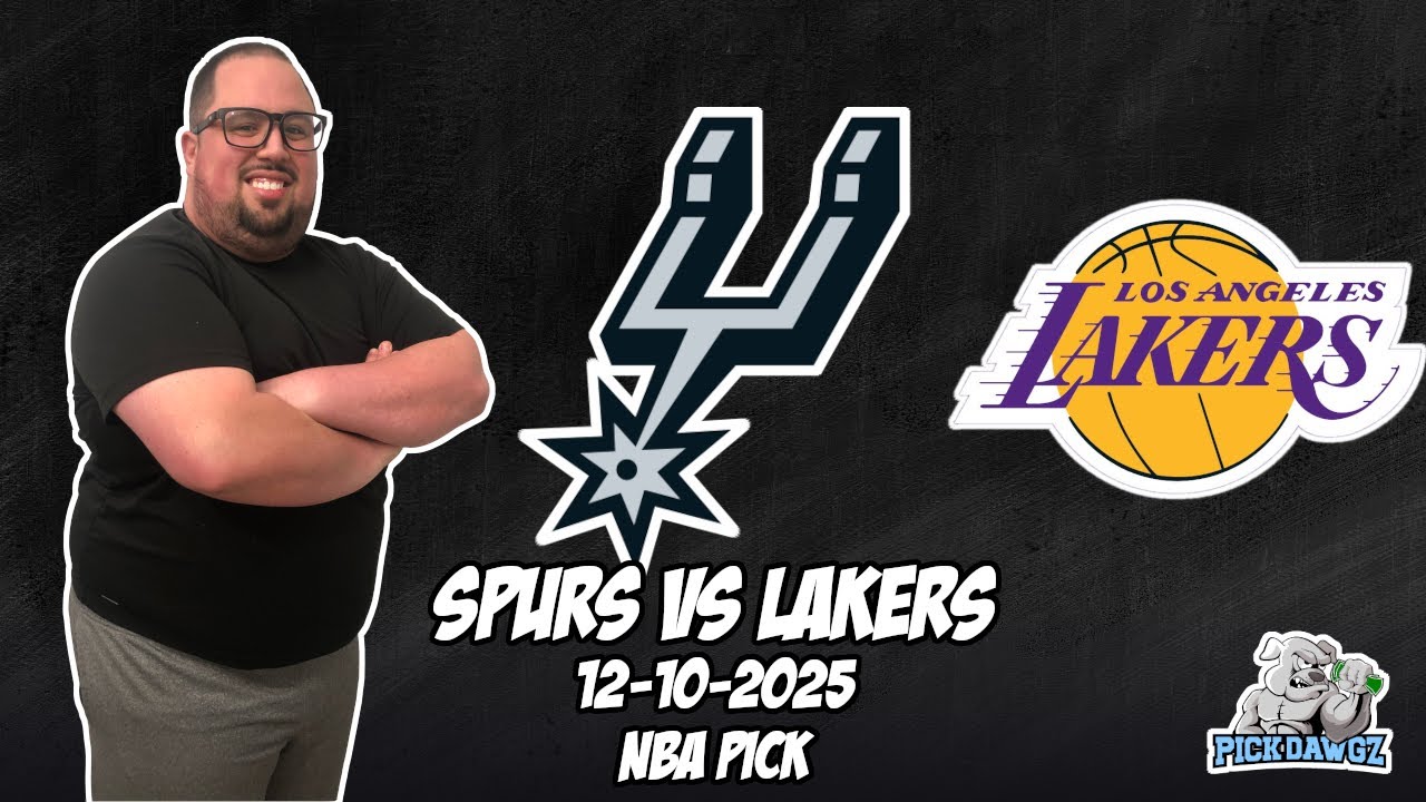 San Antonio Spurs vs Los Angeles Lakers 12/10/25 NBA Free Picks & Prediction | NBA Betting Tips
