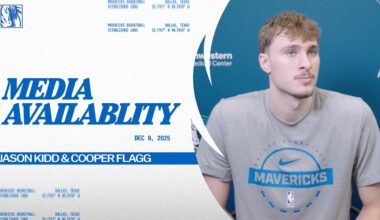 Jason Kidd & Cooper Flagg | Practice Media Availability | 12/09/25