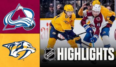 Avalanche vs. Predators | NHL Highlights | December 09, 2025