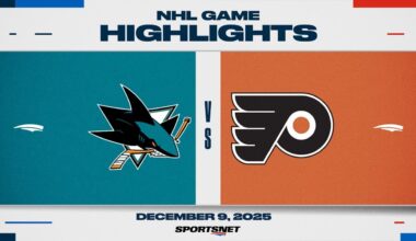 NHL Highlights | Sharks vs. Flyers - December 9, 2025