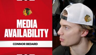 "It happened and we move on." | Connor Bedard Practice 12.9.25