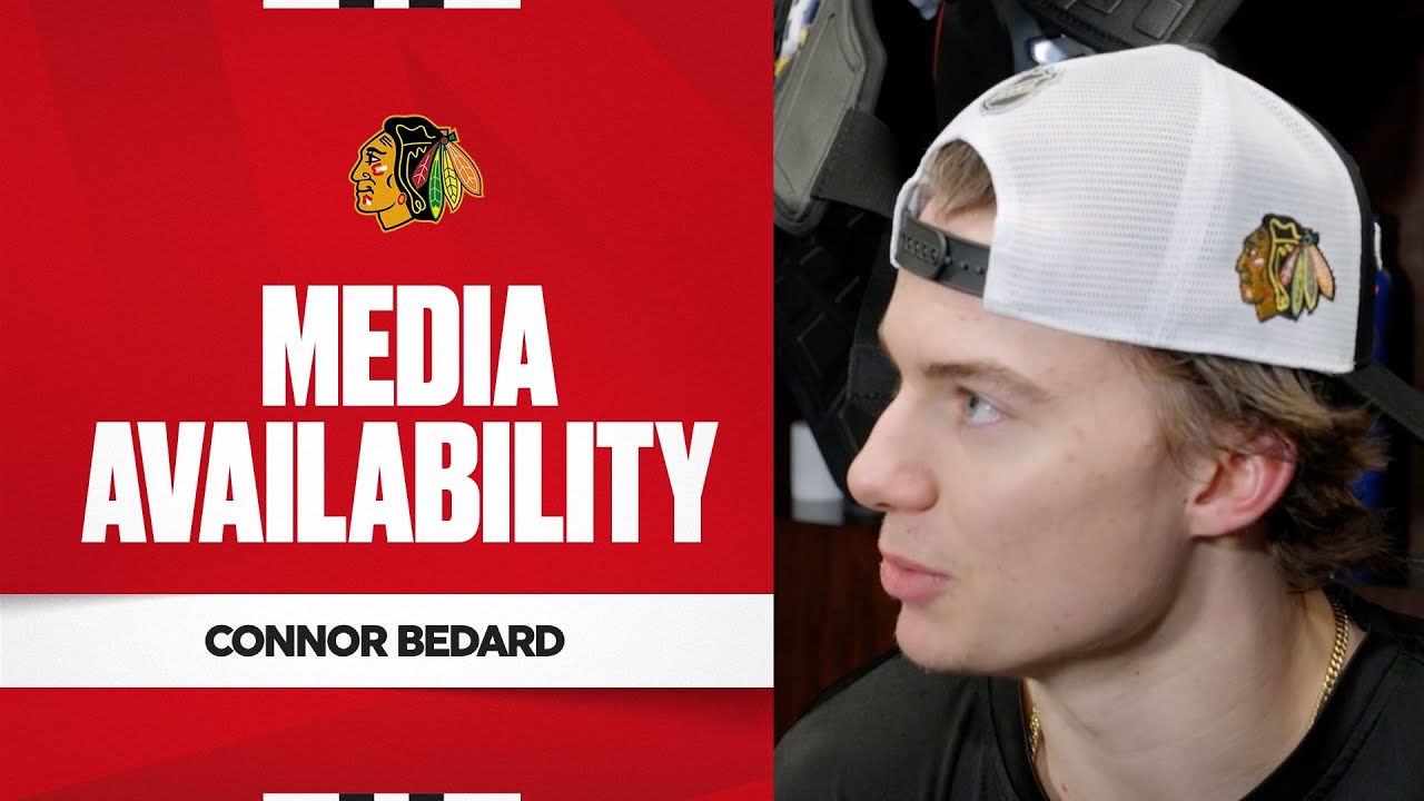 "It happened and we move on." | Connor Bedard Practice 12.9.25