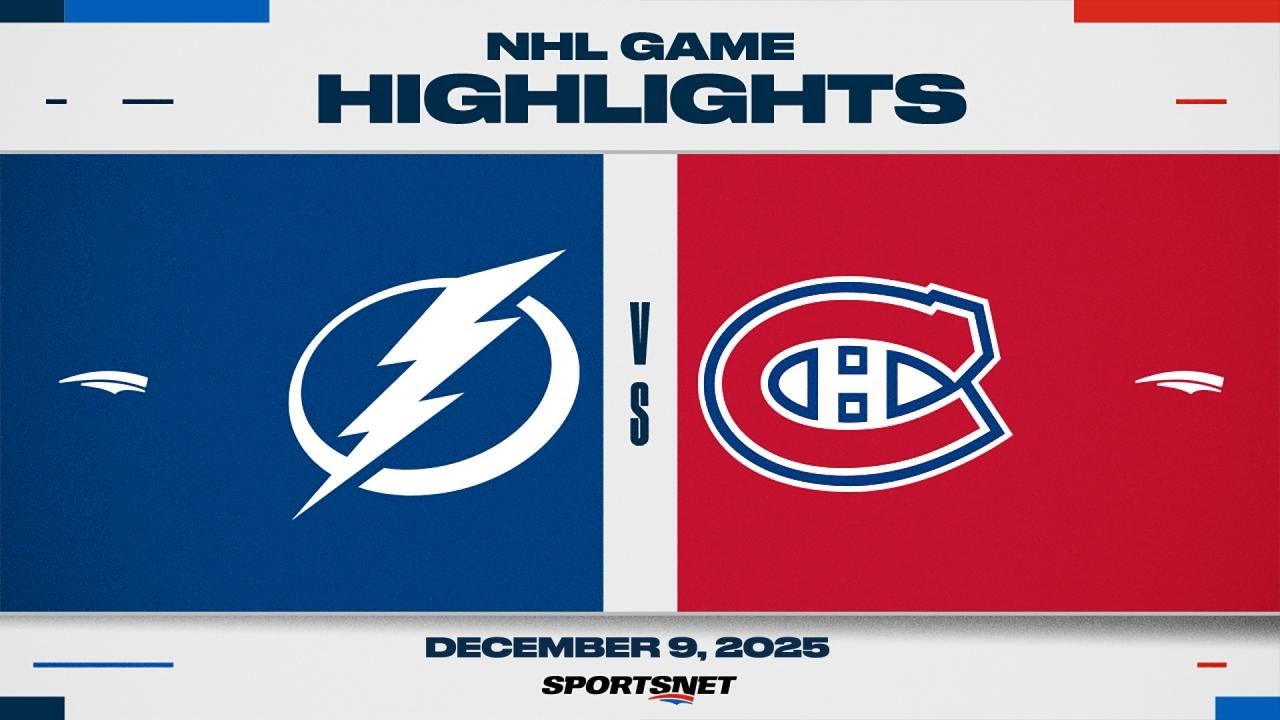 NHL Highlights | Lightning vs. Canadiens - December 9, 2025