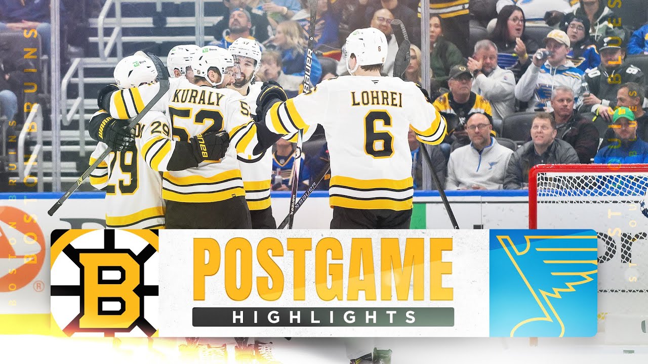 CONDENSED GAME: Boston Bruins vs. St. Louis Blues - 12/9/2025