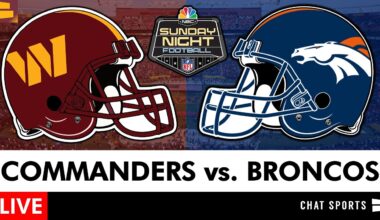 Commanders vs. Broncos Live Streaming Scoreboard, Free Play-By-Play, Highlights | NFL Week 13 On NBC