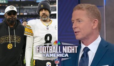 Aaron Rodgers sends message to media after Steelers' win against Ravens | FNIA | NFL on NBC