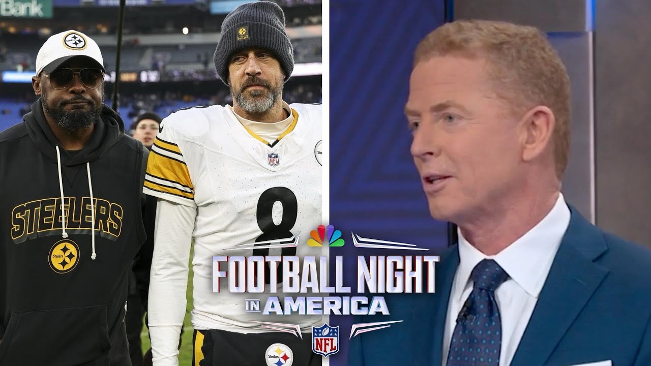 Aaron Rodgers sends message to media after Steelers' win against Ravens | FNIA | NFL on NBC