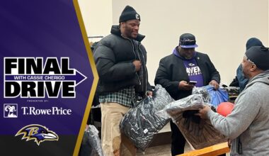 Lamar Jackson Hands Out Coats to Those in Need | Baltimore Ravens Final Drive