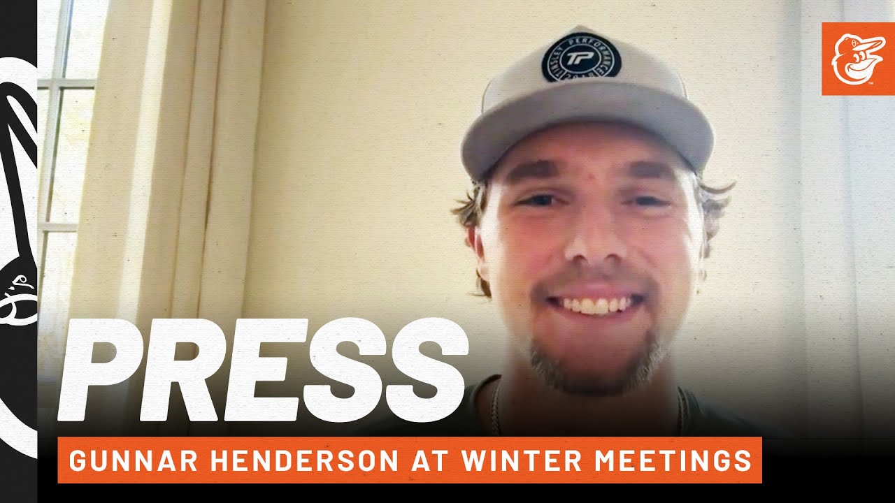 Gunnar Henderson joins MLB Network at Winter Meetings | World Baseball Classic | Baltimore Orioles