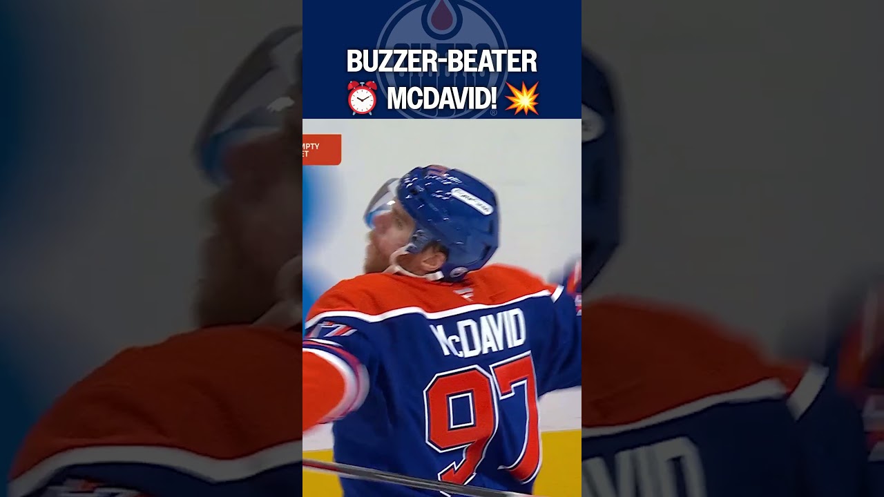 McDavid at the Buzzer! 😱⏱️